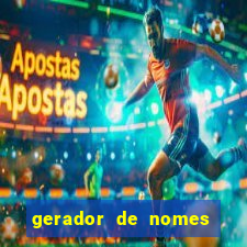 gerador de nomes para jogos